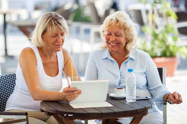 Baby Boomer Children Working with Parents Who Have Hearing Loss